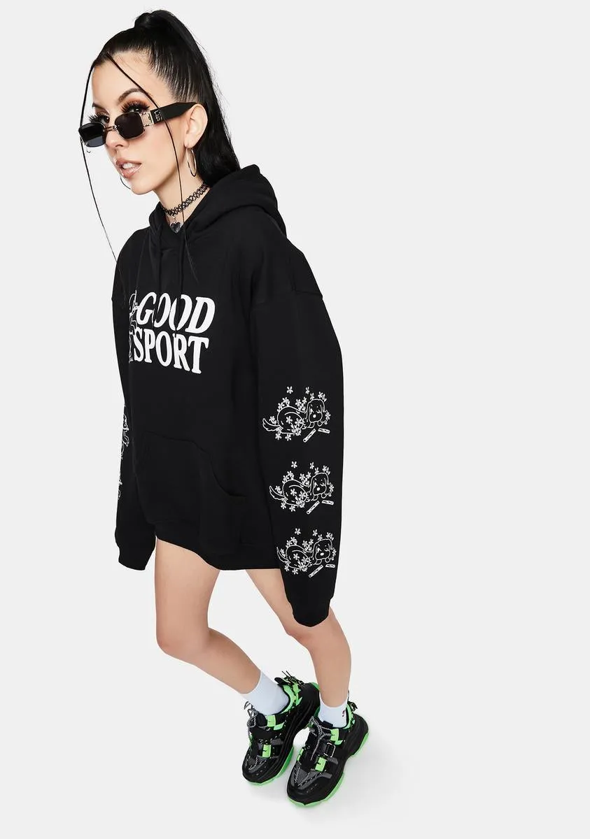 Bad Sport Graphic Hoodie
