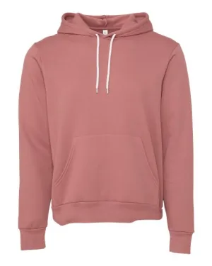 BELLA   CANVAS Sponge Fleece Hoodie 3719 Mauve