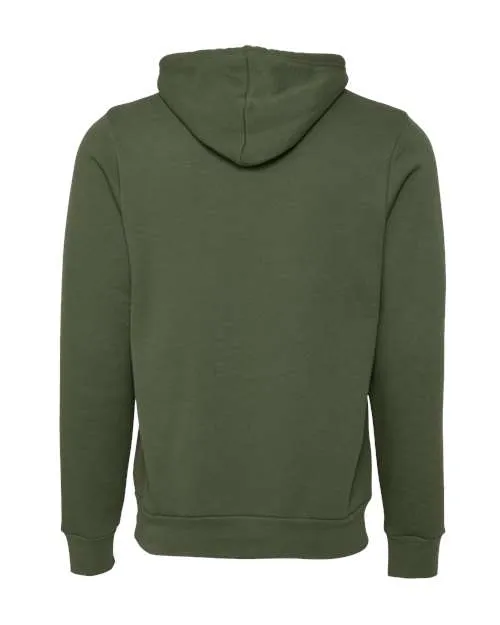 BELLA   CANVAS Sponge Fleece Hoodie 3719 Mauve