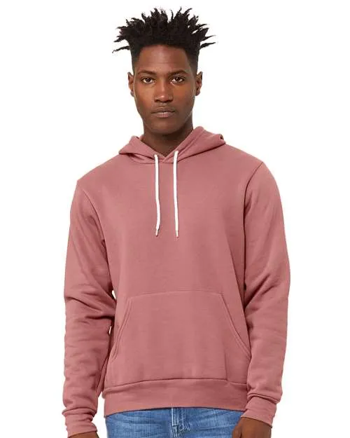 BELLA   CANVAS Sponge Fleece Hoodie 3719 Mauve