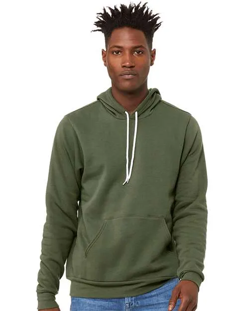 BELLA   CANVAS Sponge Fleece Hoodie 3719 Mauve