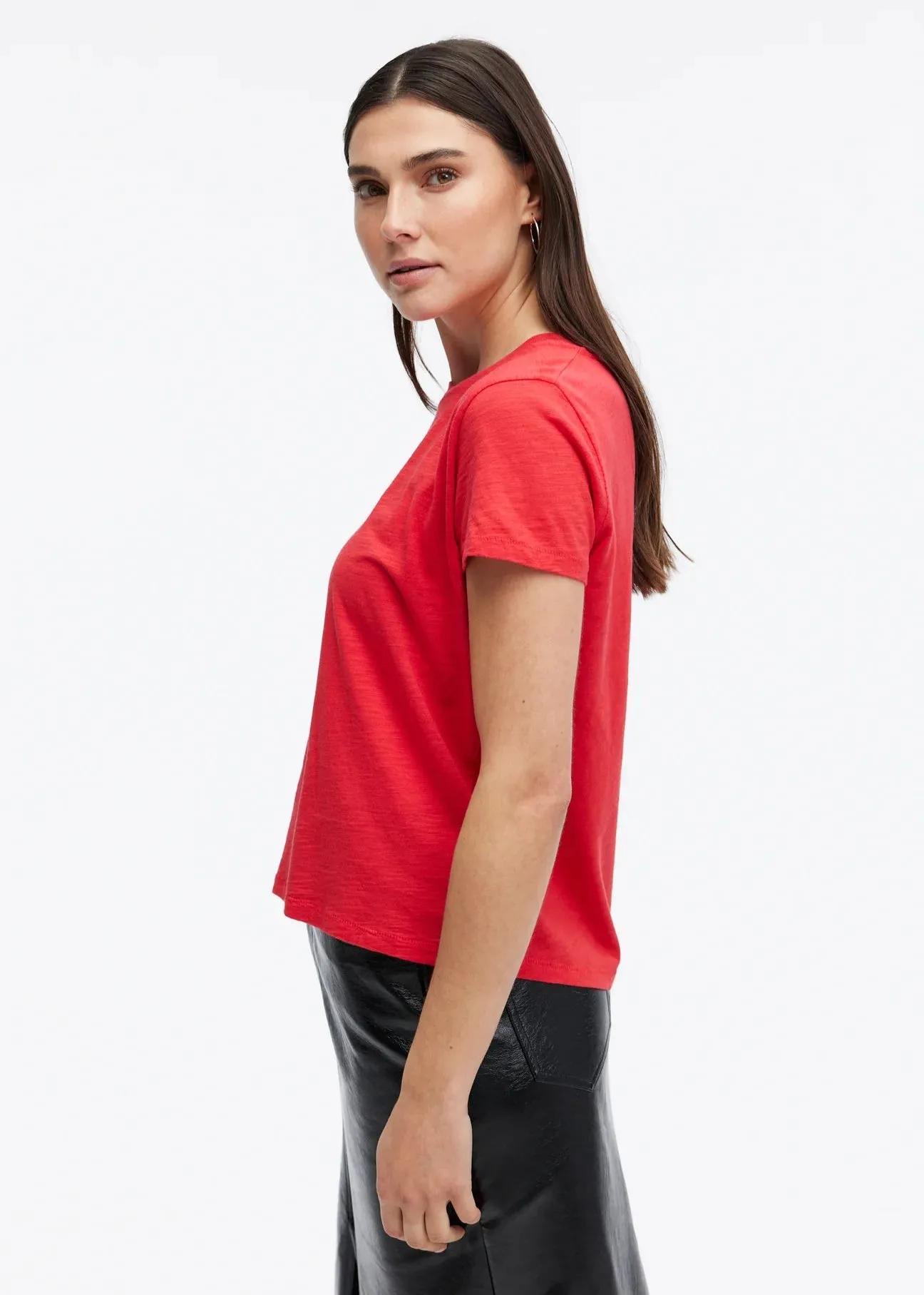 CHRLDR  Jane Perfect Tee in Cherry