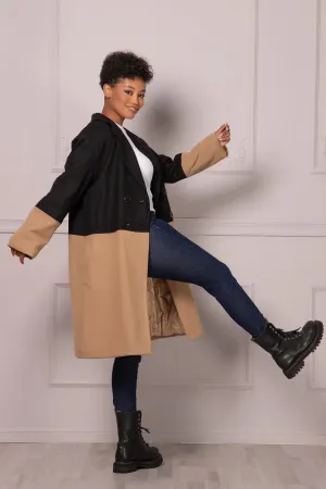 Color Block Coat