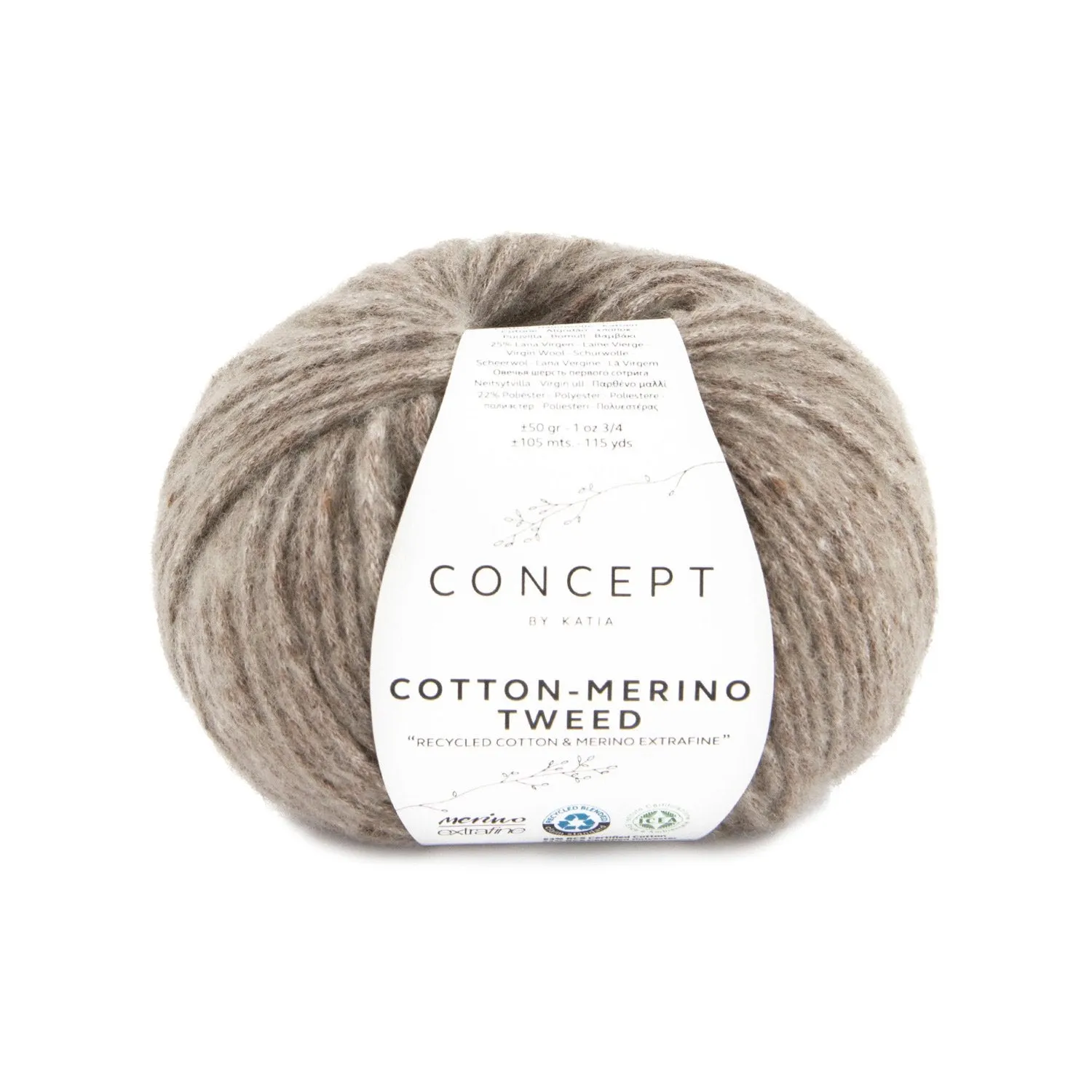 COTTON MERINO TWEED