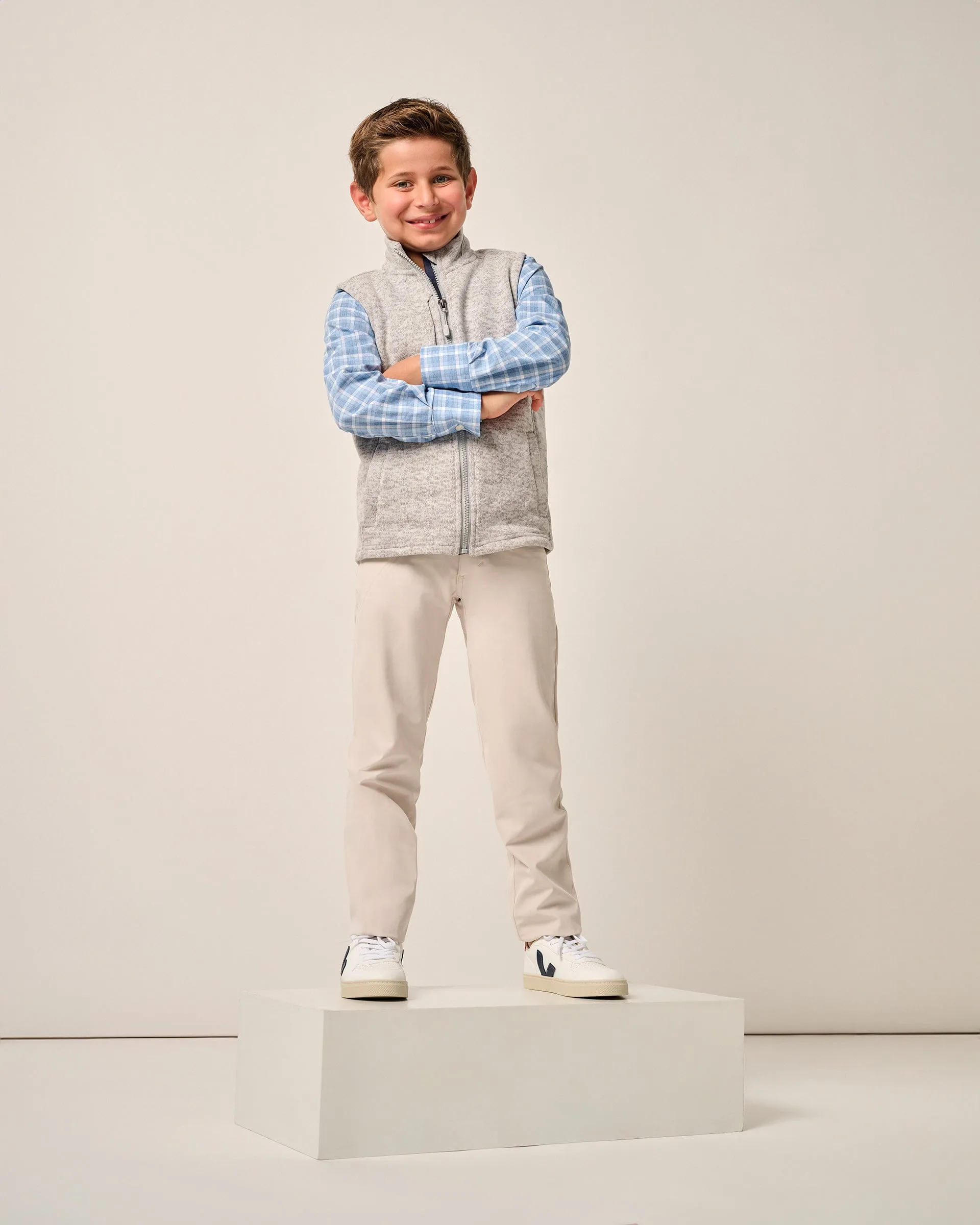 Denalis Jr. Double-Zip Fleece Vest
