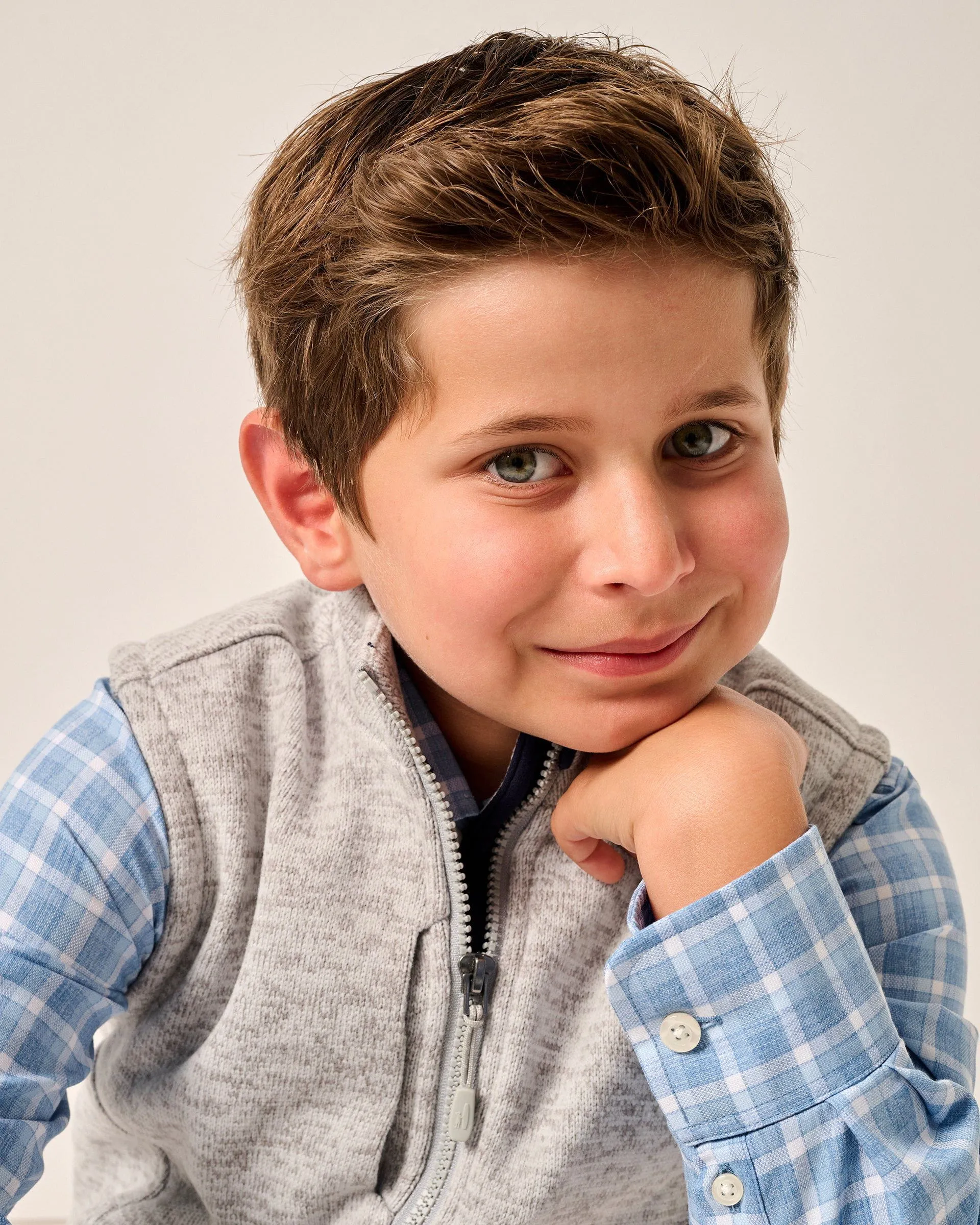 Denalis Jr. Double-Zip Fleece Vest