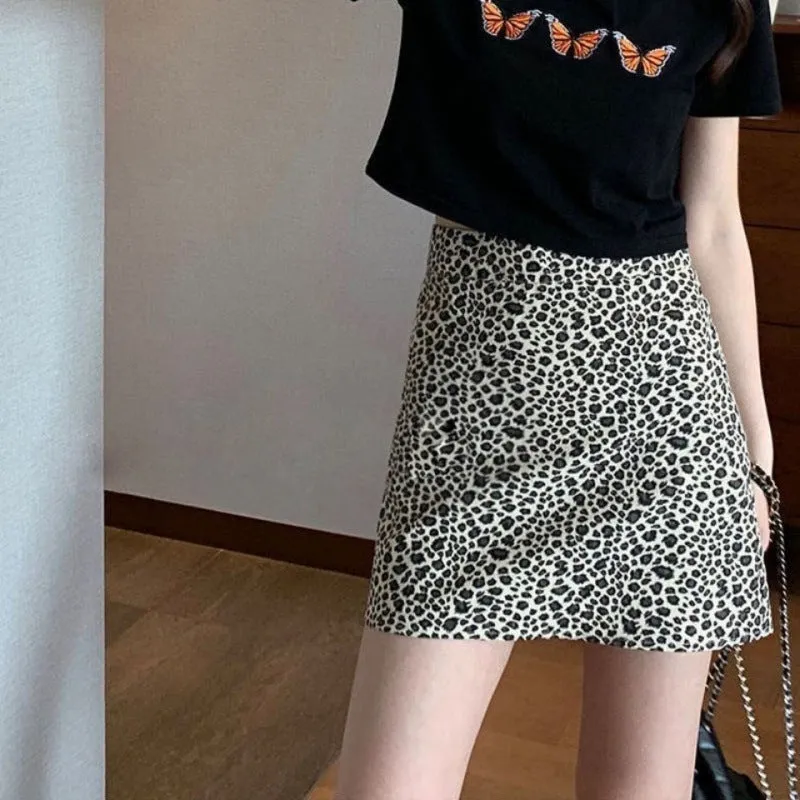 Elegant Skirt Women Korean High Waist Slim Look A-Line CHIC Hip Flattering Skirt