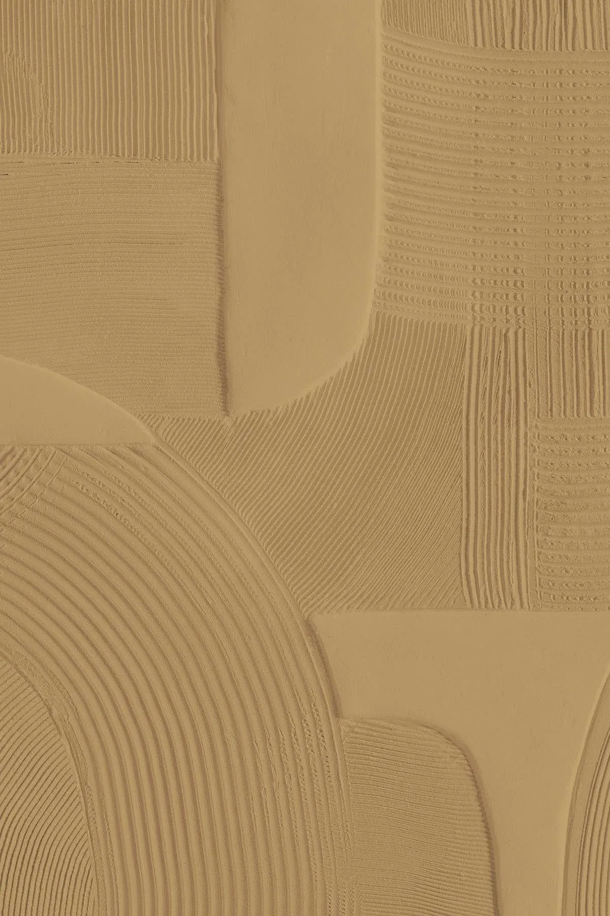 Geometric Clay Ochre