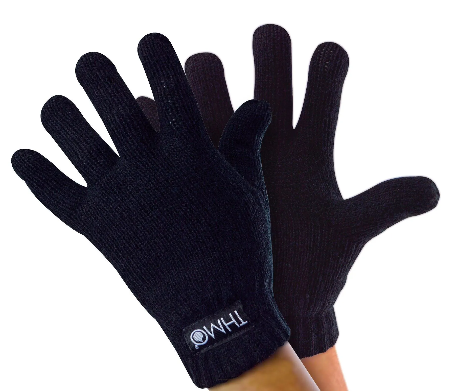 Kids THMO Thinsulate Gloves (8-9 Years / Black)