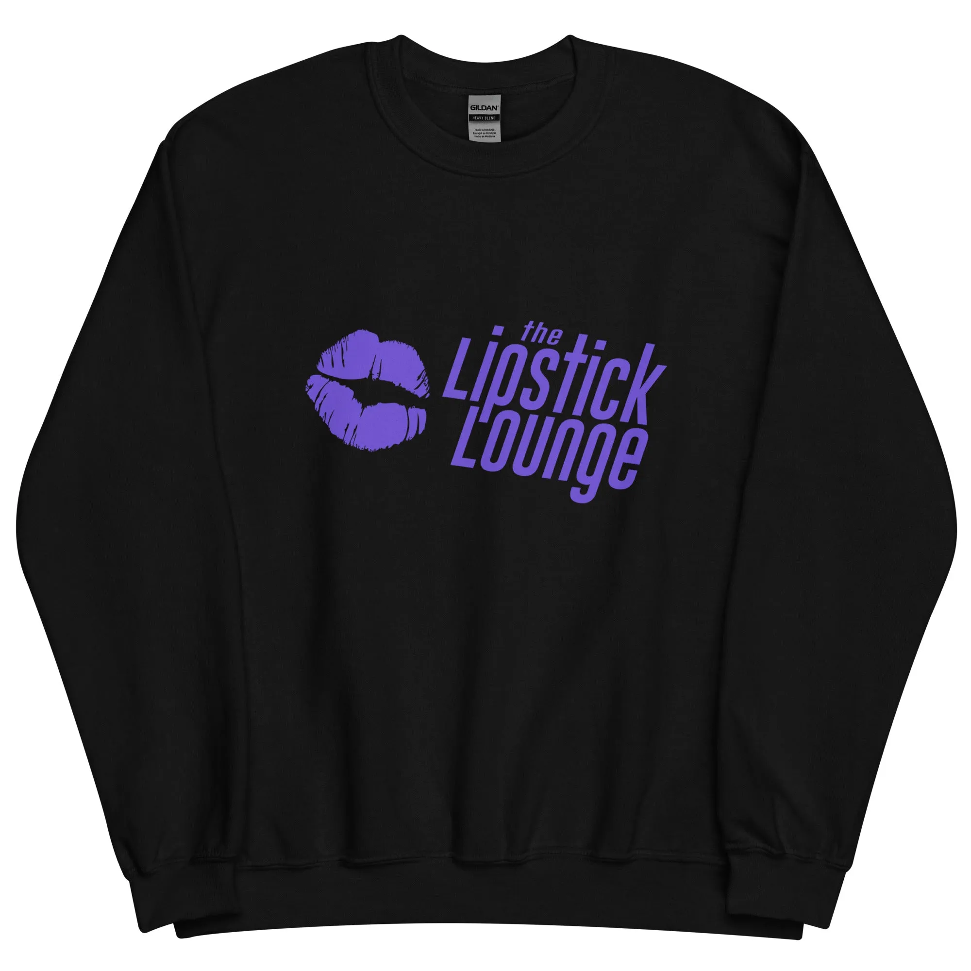 Lipstick Lounge Purple Logo Unisex Sweatshirt
