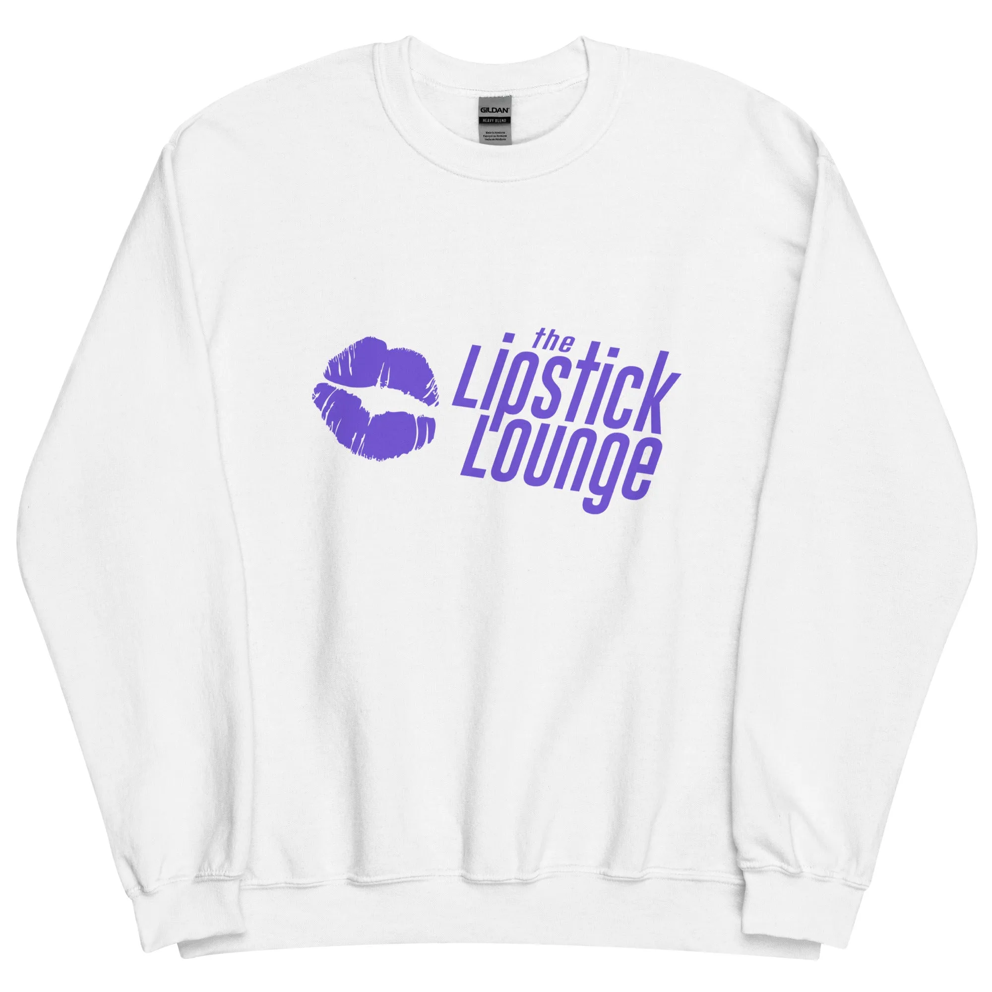 Lipstick Lounge Purple Logo Unisex Sweatshirt