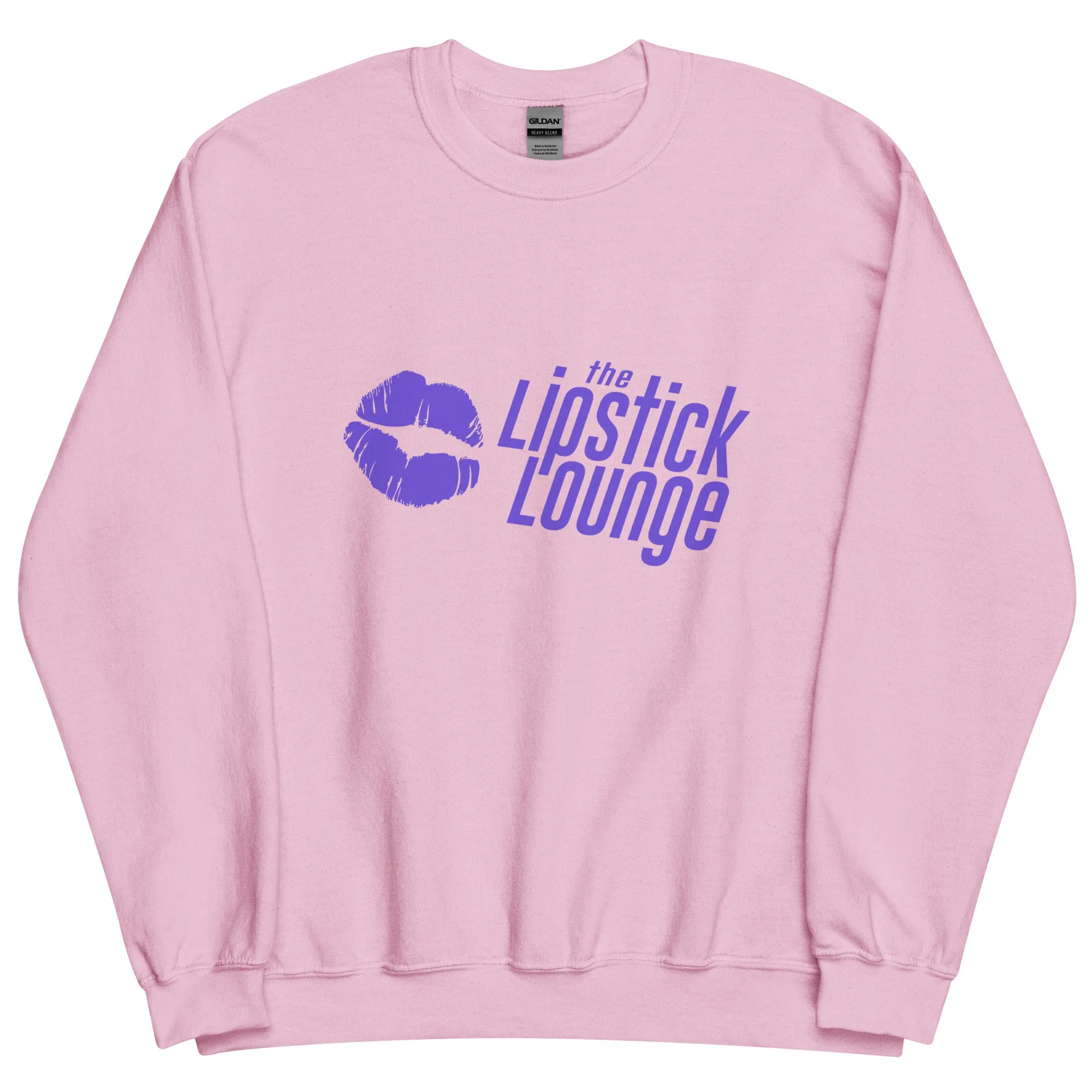 Lipstick Lounge Purple Logo Unisex Sweatshirt