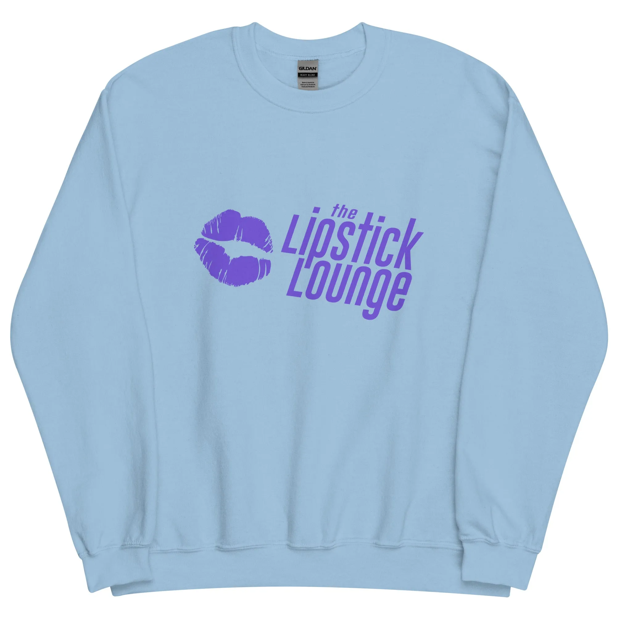 Lipstick Lounge Purple Logo Unisex Sweatshirt