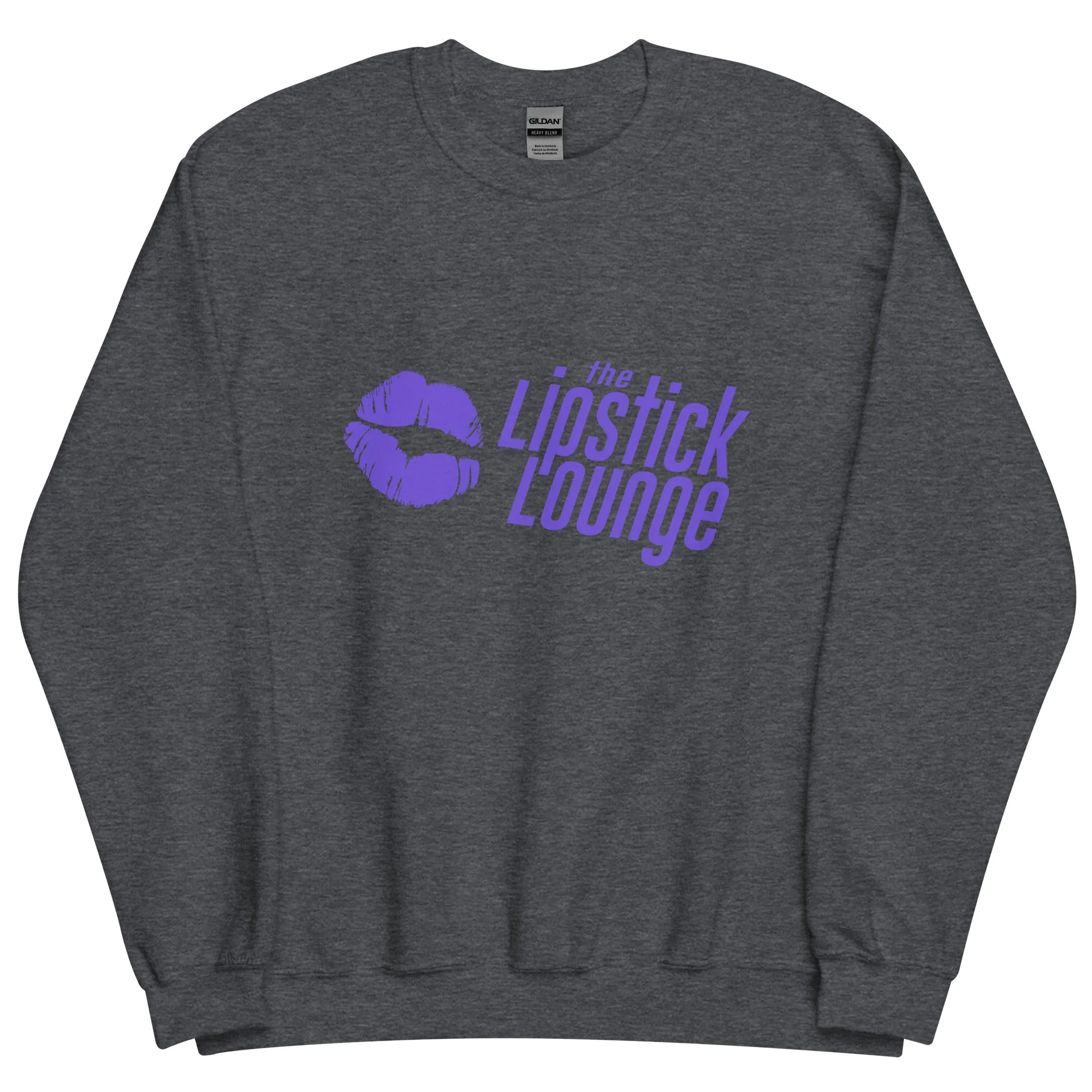 Lipstick Lounge Purple Logo Unisex Sweatshirt