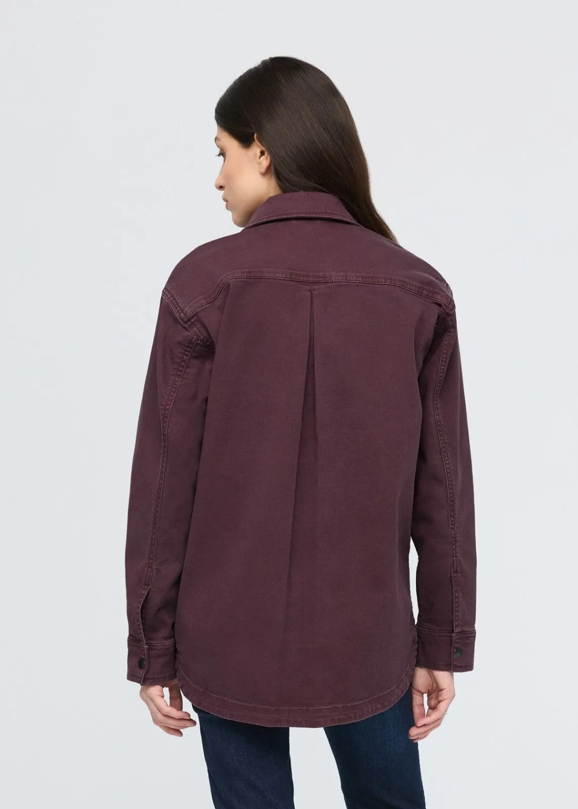 LuxTwill Overshirt -  Raisin