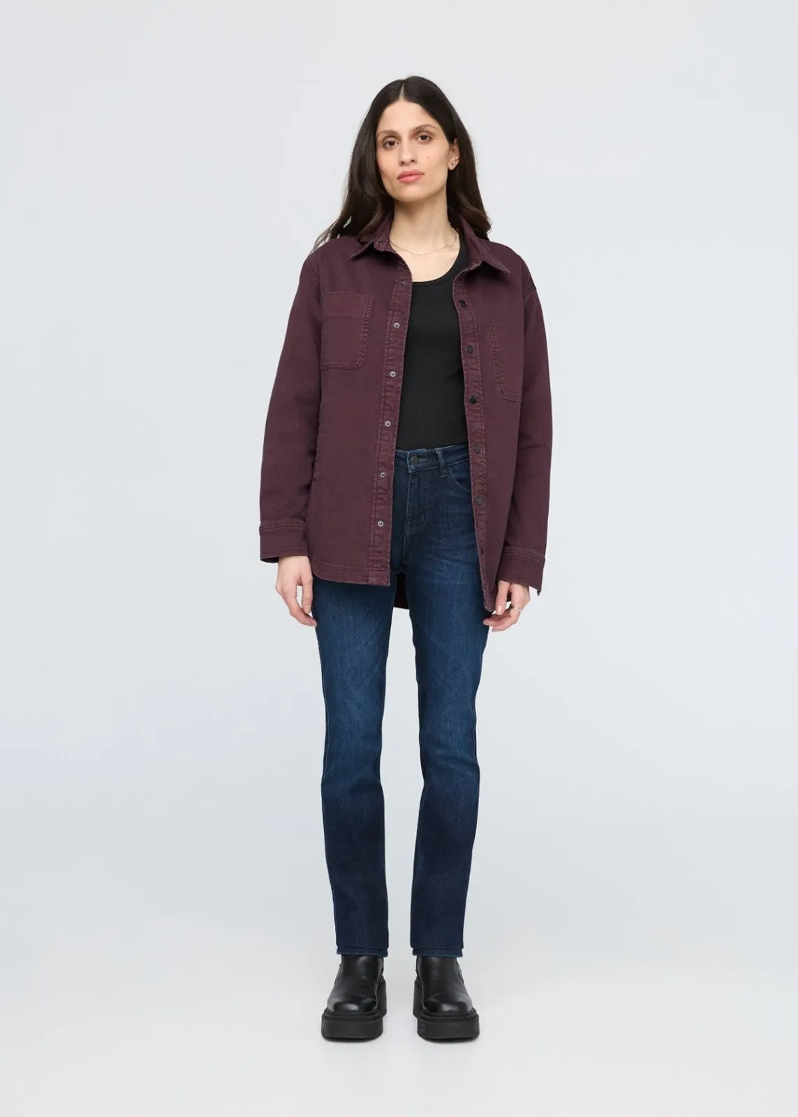 LuxTwill Overshirt -  Raisin