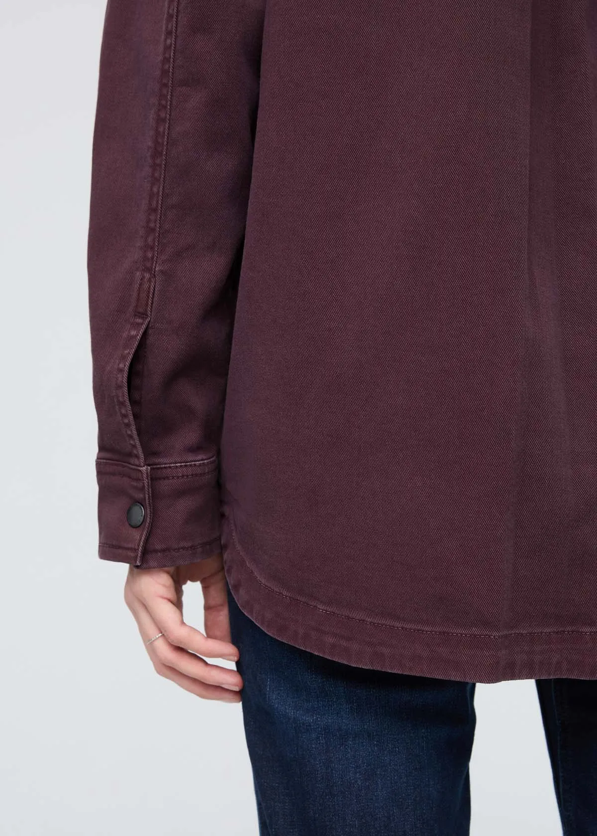 LuxTwill Overshirt -  Raisin