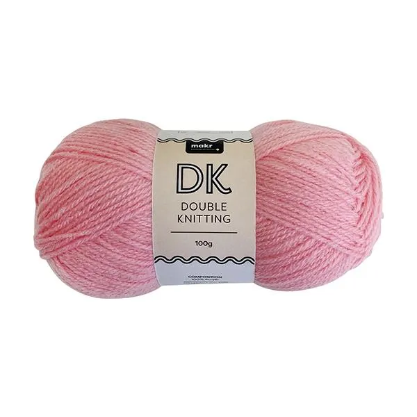 Makr DK 8ply Crochet & Knitting Yarn, 100g Acrylic Yarn