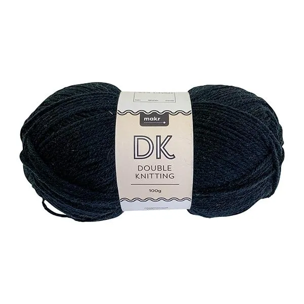 Makr DK 8ply Crochet & Knitting Yarn, 100g Acrylic Yarn