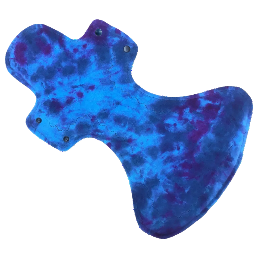 Moody Blue  Night pad Organic Cotton Reusable Period Pad Incontinence Pad