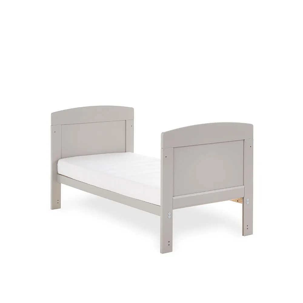 Obaby Grace Mini Cot Bed - Warm Grey
