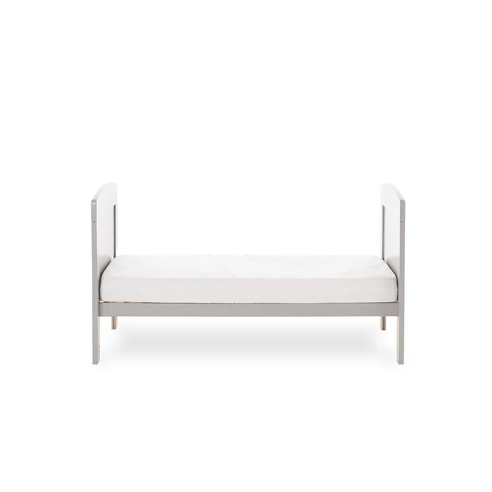 Obaby Grace Mini Cot Bed - Warm Grey