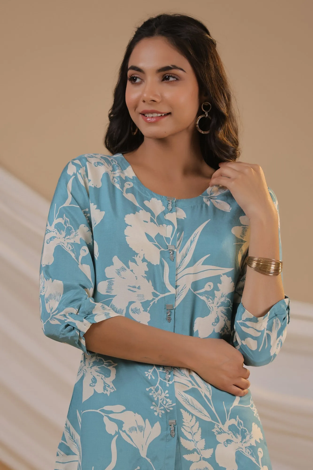 Porcelain Russian Silk Shirt