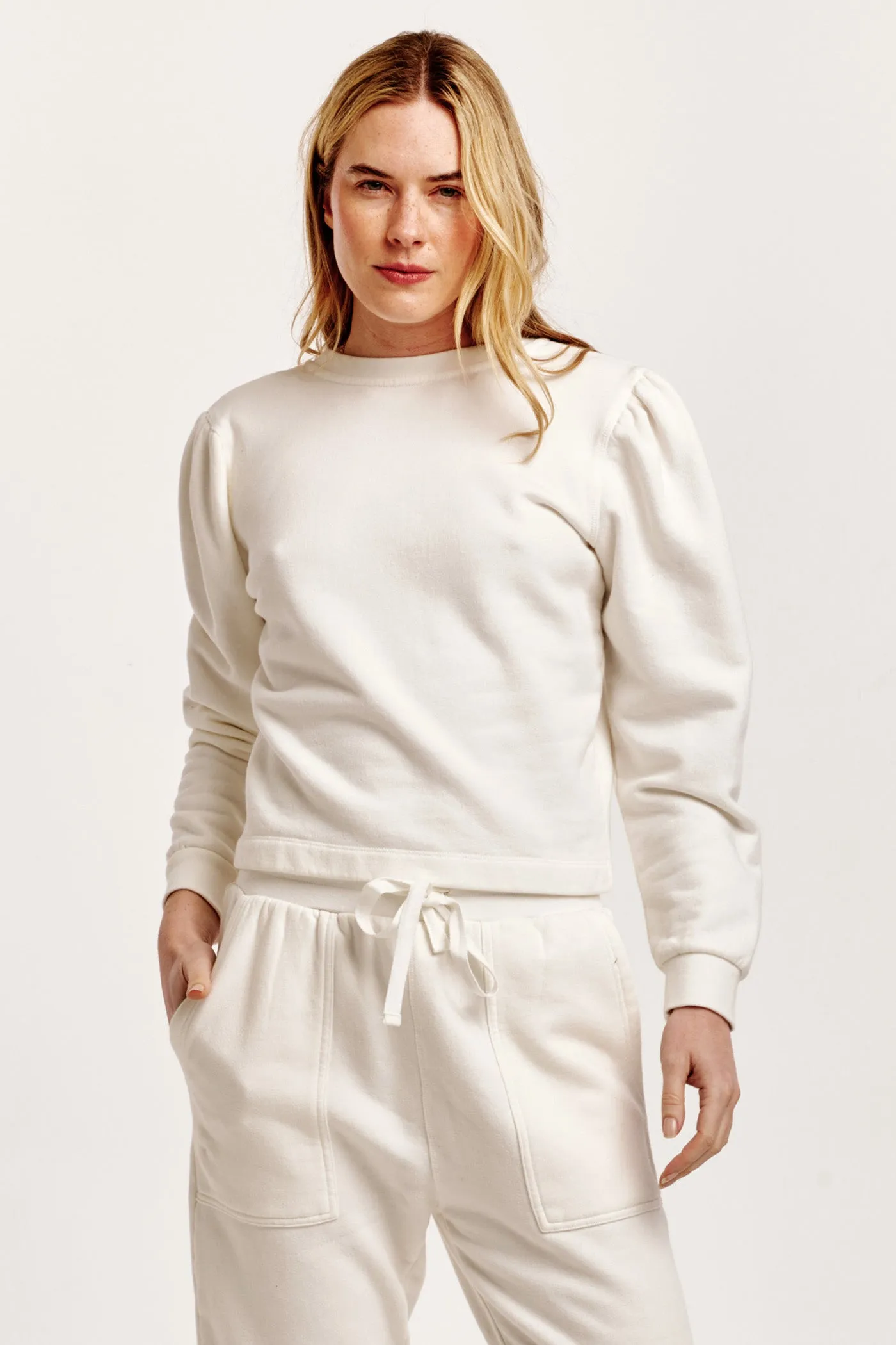RAYA SCOOP BACK SWEATSHIRT OFF WHITE