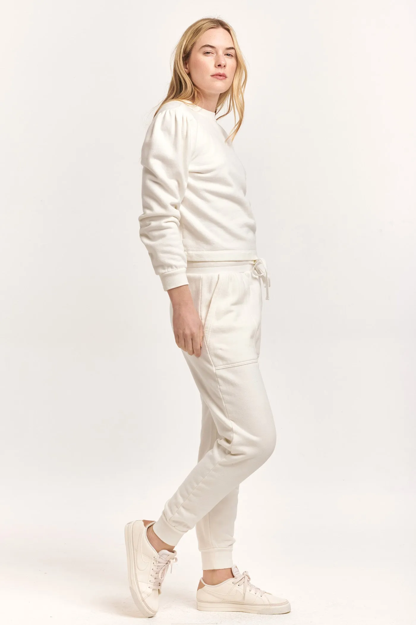 RAYA SCOOP BACK SWEATSHIRT OFF WHITE