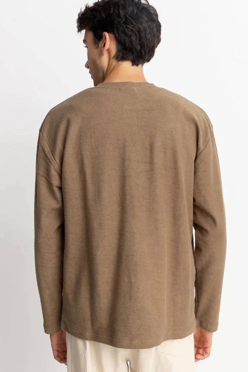 Rhythm Vintage Terry Ls Henley
