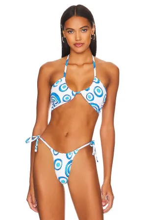 The Ryder Top Evil Eye Print by Solid & Striped
