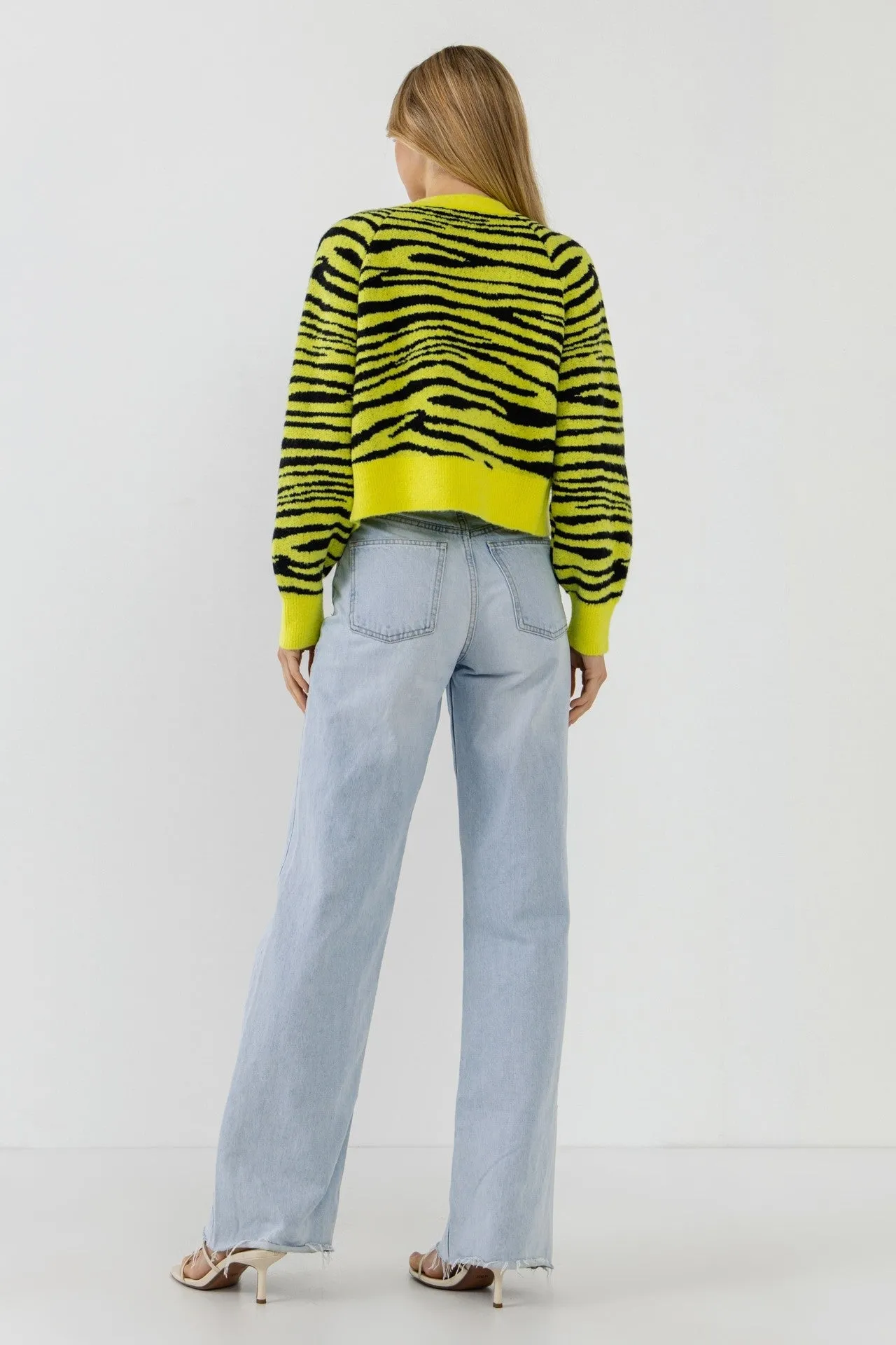 Tiger Knit Cardigan