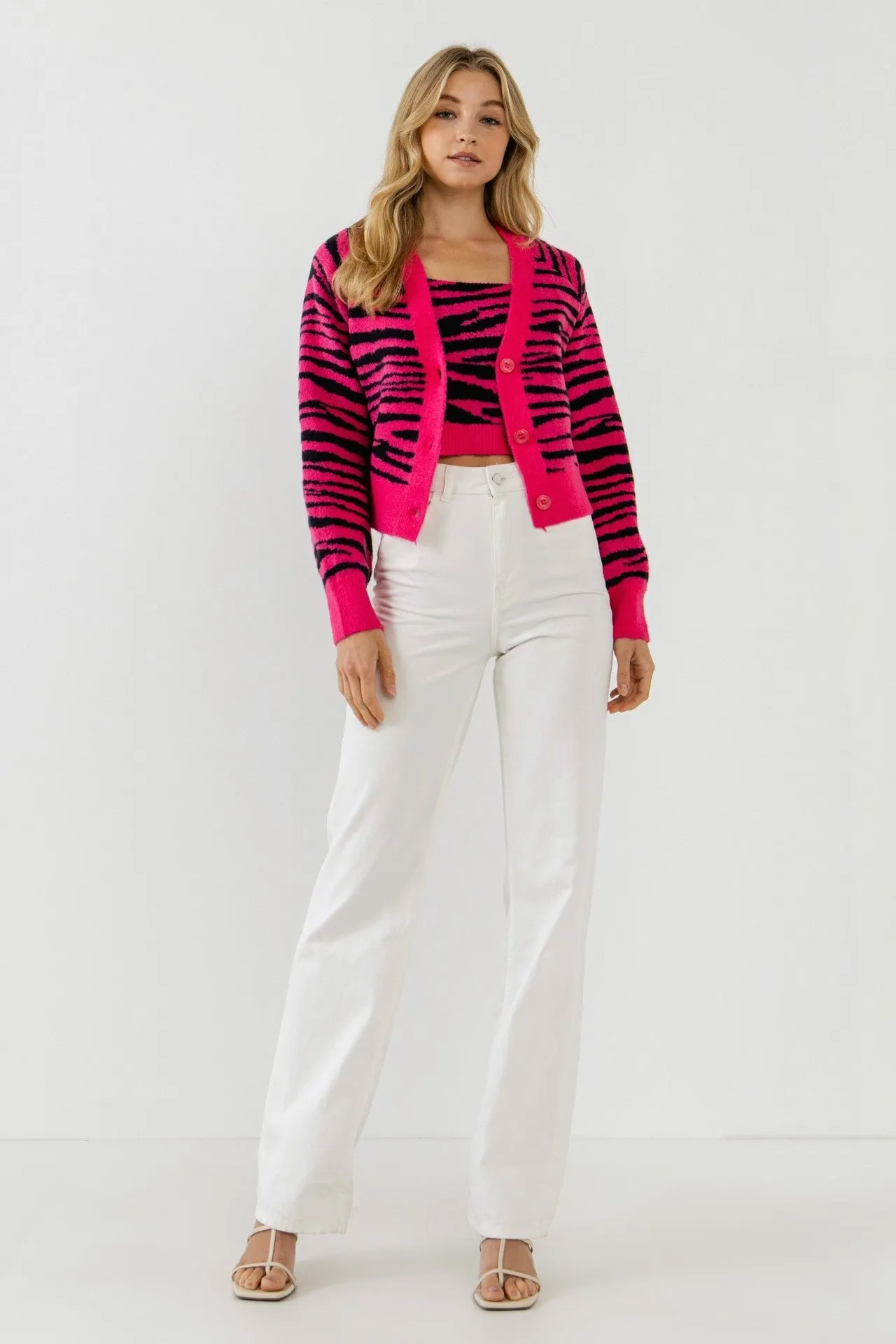 Tiger Knit Cardigan