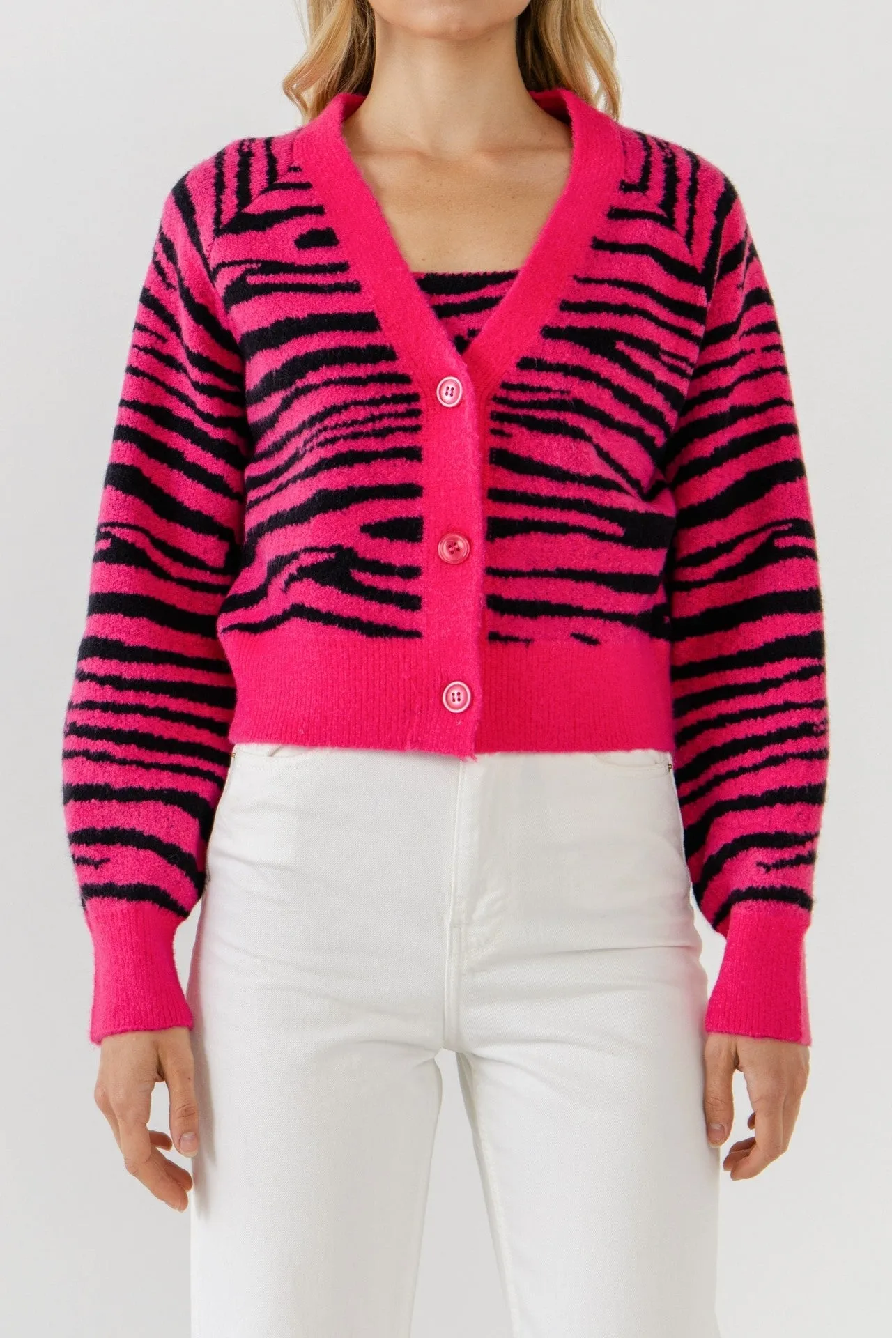 Tiger Knit Cardigan