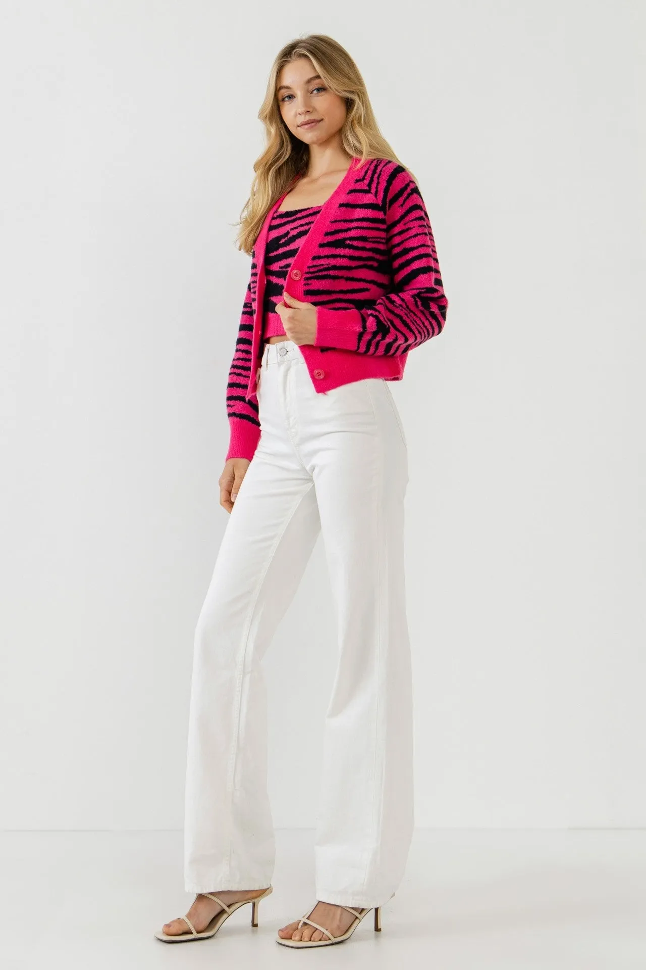 Tiger Knit Cardigan