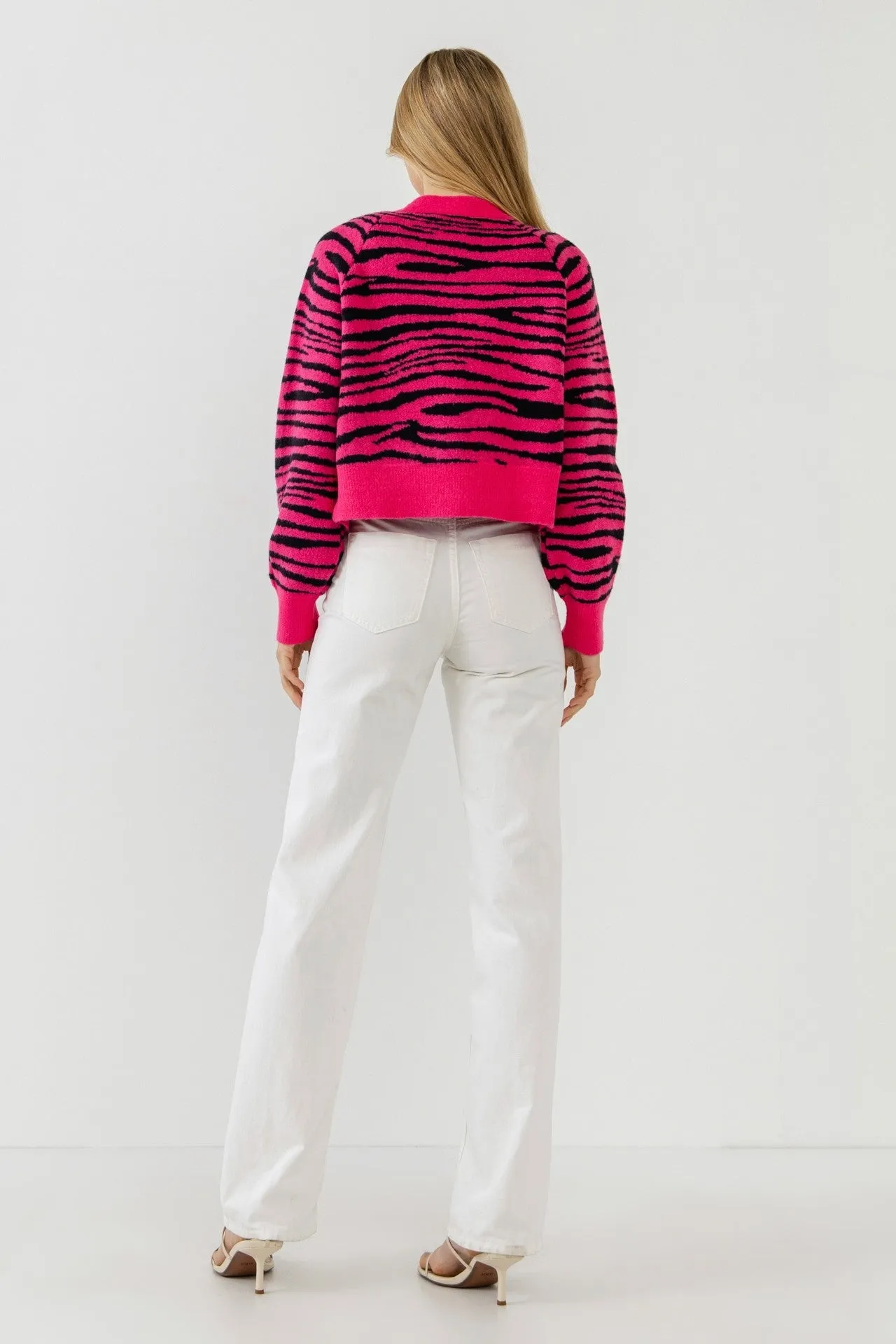 Tiger Knit Cardigan