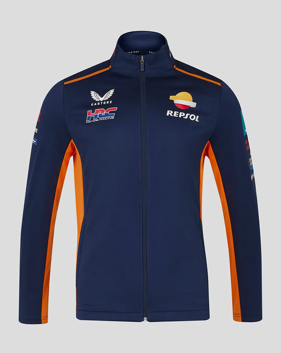 Unisex Honda HRC Repsol Softshell Jacket - Black Iris