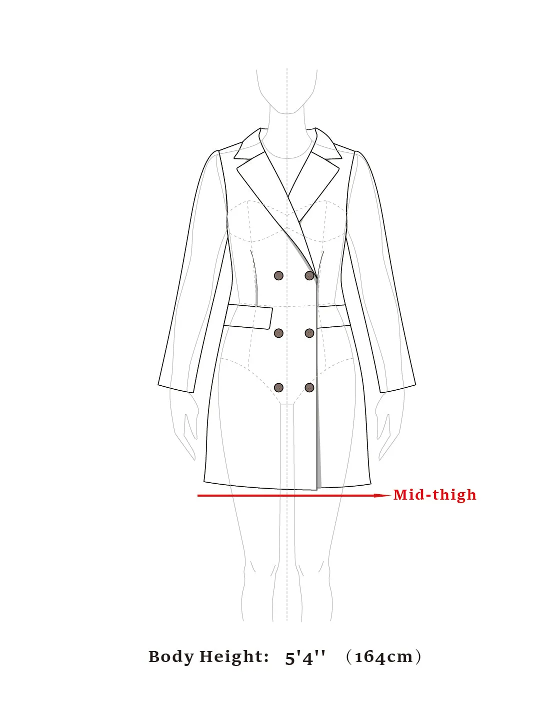 Winter Thick Button Front Pockets Check Plaid Coat with Fluffy Hood