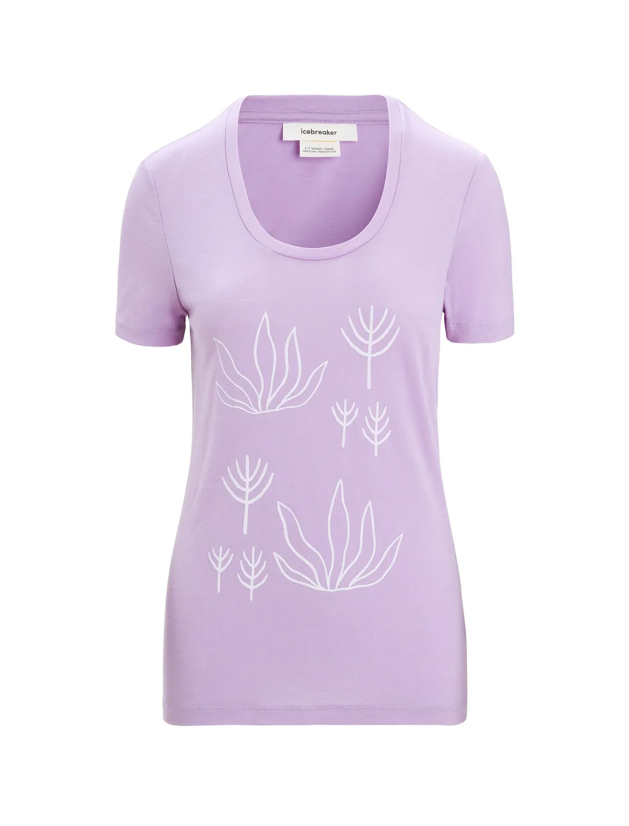 Womens Tech Lite II SS Scoop Tee Fresh Growth